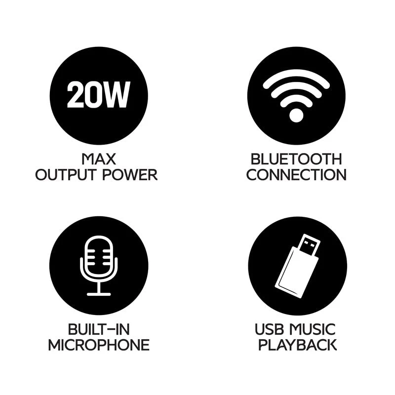 Vinnfier Tango Neo 9 BT Speaker Black - Image 5