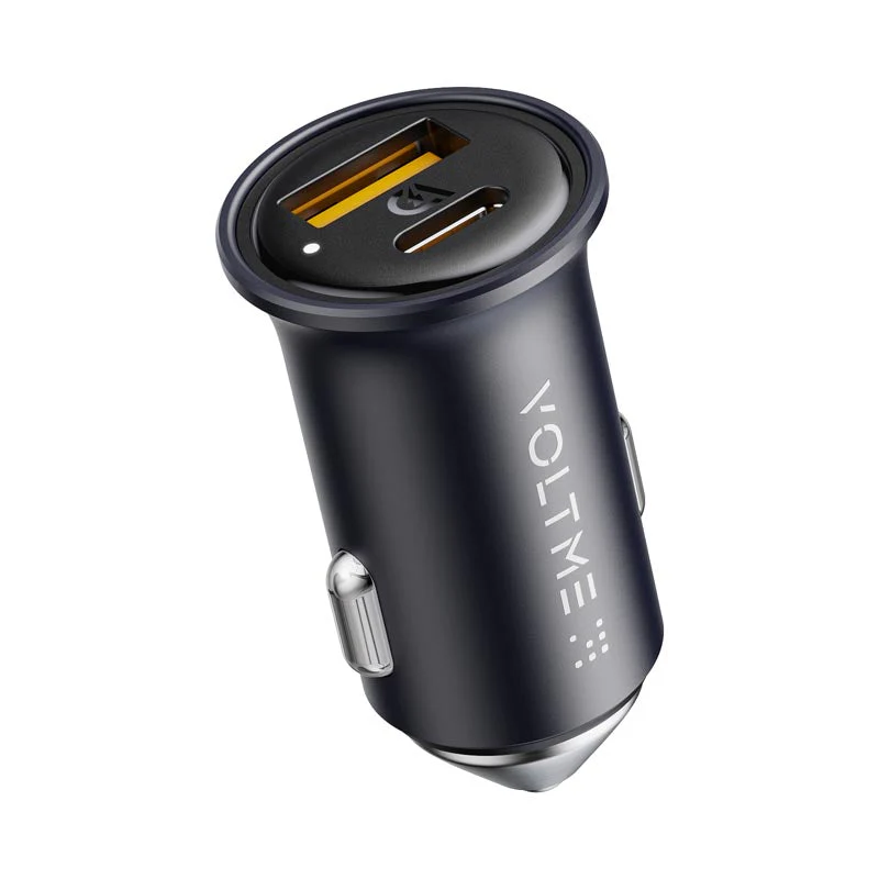 Voltme Cazo 30W 1C+1A Car Charge (Grey) - Image 2