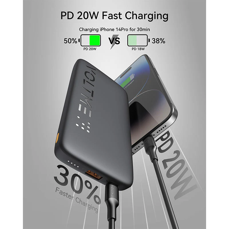 Voltme Hypercore 10K Essential 22.5W Ultra Thin Power Bank (Blue) - Image 7
