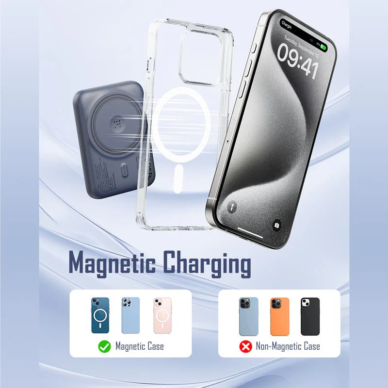 Voltme Hypercore Go 5000Mah Magsafe Wireless Power Bank (Grey) - Image 5