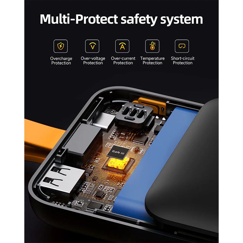 Voltme Hypercore Sling 10000mAh Li-Polymer Power Bank (Black) - Image 7