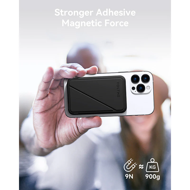 Voltme MagPak 5K MagSafe Magnetic Wireless Power Bank (Charcoal) - Image 8