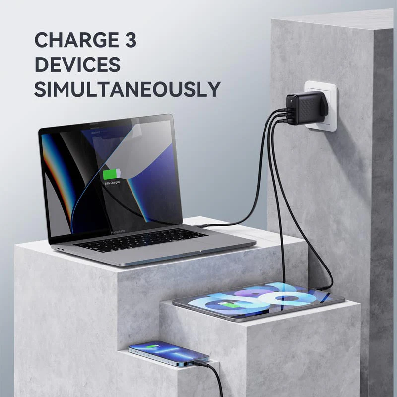 Voltme Revo 67 67W 2C+1A Wall Charge (White) - Image 4