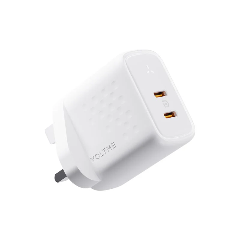 Voltme V2118-WHT Revo 35W 2C Duo CC Power Adapter White