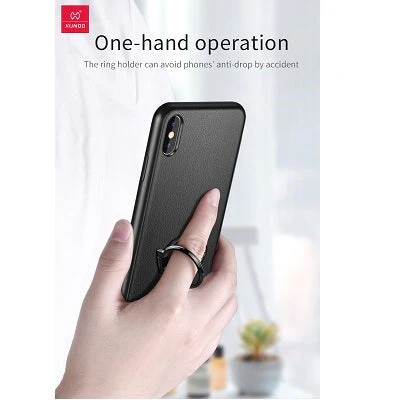 Xundd Case For iPhone XS With Ring Holder (Black) - Image 5