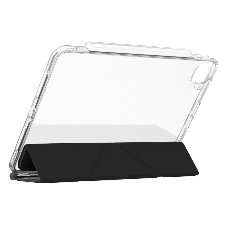 Zaag ZG-702314521 iPad Pro 11 2024 Crystal Palace Folio Case (Clear/Black) - Image 2