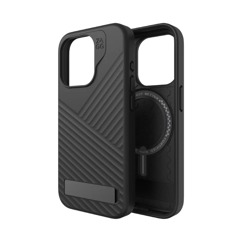 ZAGG iPhone 15 Pro Denali Snap Kickstand Case (Black) - Image 4