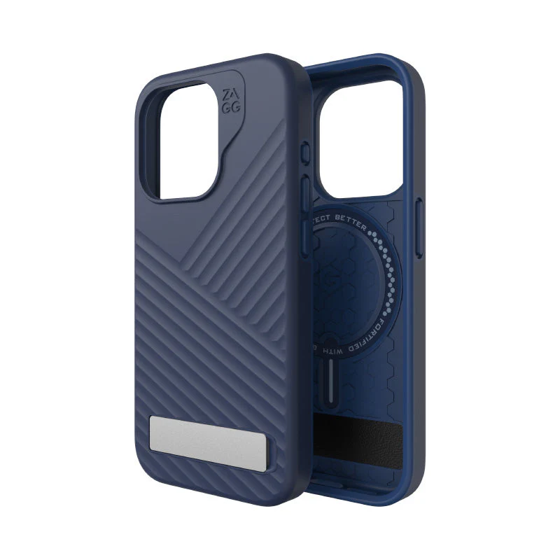 ZAGG iPhone 15 Pro Denali Snap Kickstand Case (Navy) - Image 5