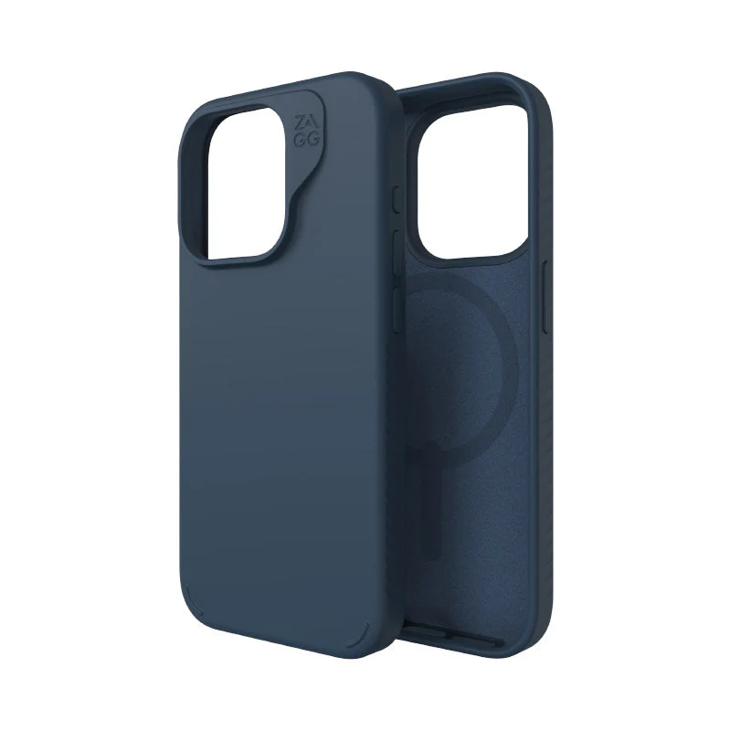 ZAGG iPhone 15 Pro Manhattan Snap Case (Navy) - Image 3
