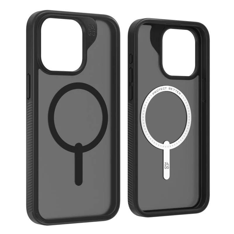ZAGG iPhone 15 Pro Max Hampton Snap Case - Matte Black - Image 2