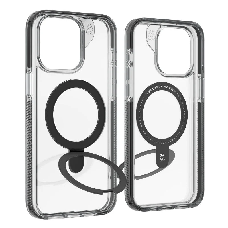 ZAGG iPhone 15 Pro Max Santa Cruz Snap Ring Stand (Black) - Image 4