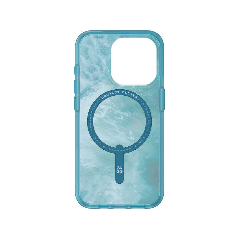 ZAGG iPhone 15 Pro Milan Snap Case (Ocean) - Image 6