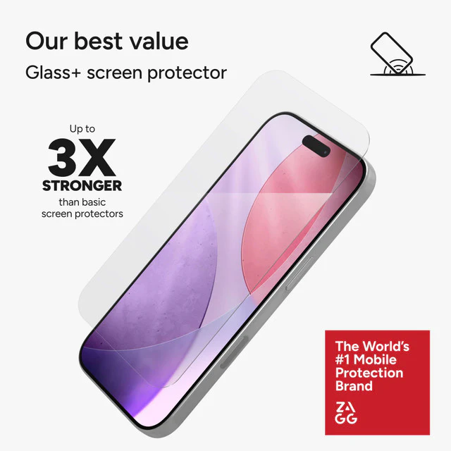 ZAGG iPhone 17 Pro 6.3 (2025) Glass Plus Edge SCR ZG-100119398 - Image 7