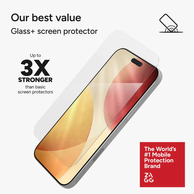 ZAGG iPhone 17 Pro Max 6.9 (2025) Glass Plus Edge SCR ZG-100119399 - Image 7