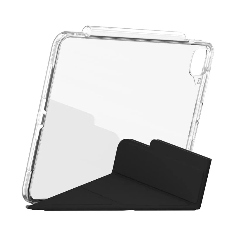 Zagg ZG-702314518 iPad Pro 13 2024 Crystal Palace Folio Case  (Clear/Black) - Image 2
