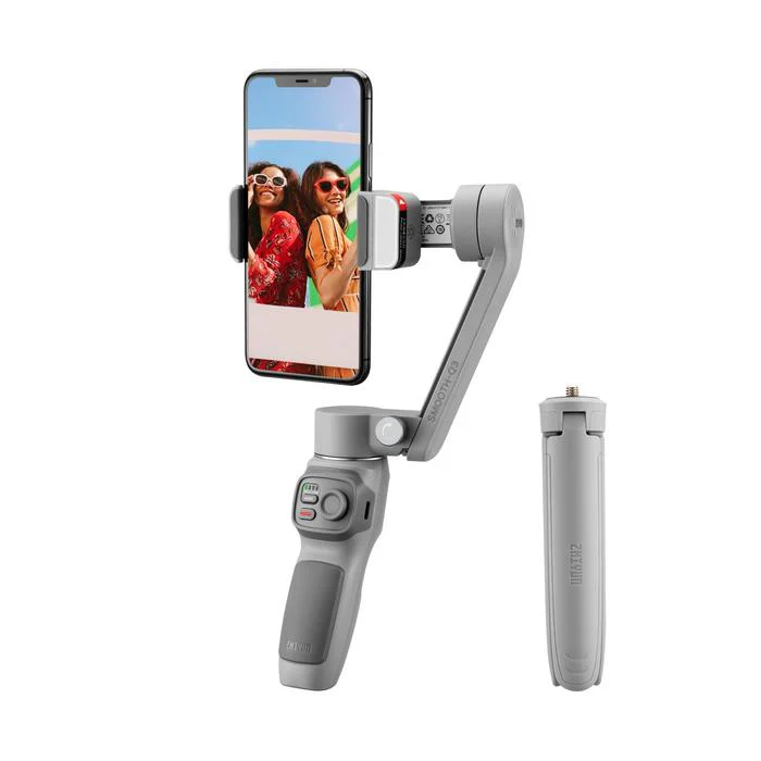 Zhiyun Smooth-Q3 3-Axis Mobile Gimbal With Lights (Grey) - Image 3