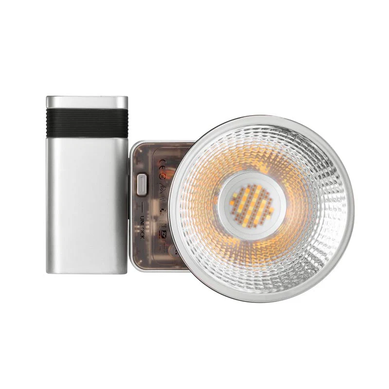 Zhiyun ZY-X60RGB-Combo MOLUS X60RGB COB Light Silver - Image 2